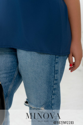 Блуза №2283-синій_minova_6