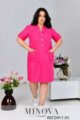 Сукня №17-295-малиновий_minova_5
