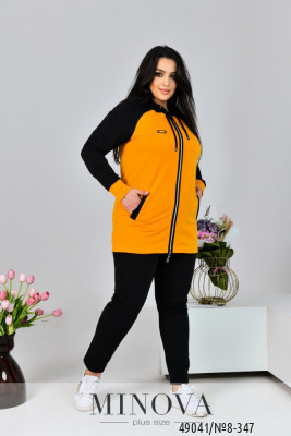 Спортивний костюм №8-347-гірчиця_minova_5