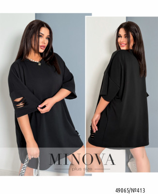 Футболка №413-чорний_minova_7