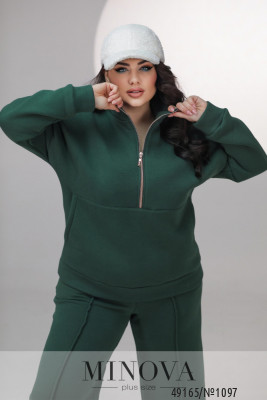 Спортивний костюм №1097-темно-зелений_minova_5