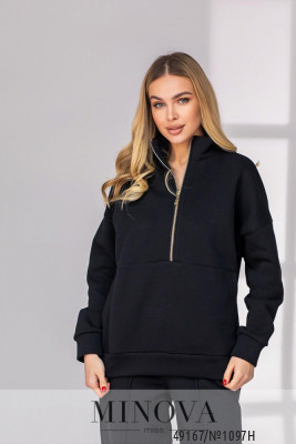 Спортивний костюм №1097Н-чорний_minova_5
