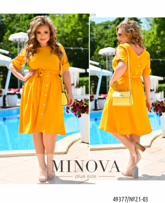Сукня №21-03-гірчиця_minova_6