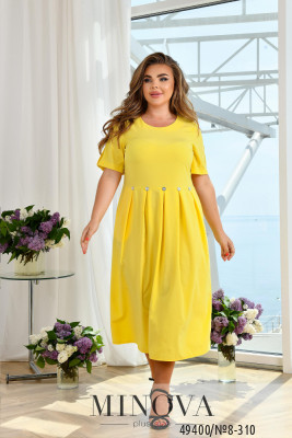 Платье №8-310-желтый