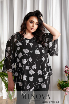Блуза №23-13-чорний_minova_5