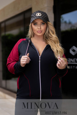 Спортивний костюм №17-196-марсала_minova_5