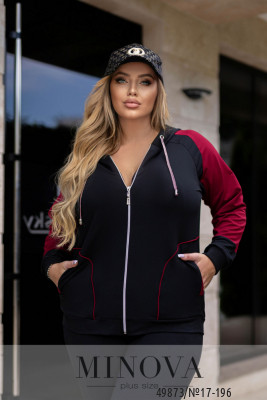 Спортивний костюм №17-196-марсала_minova_6