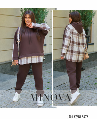 Спортивний костюм №2476-шоколадний_minova_7