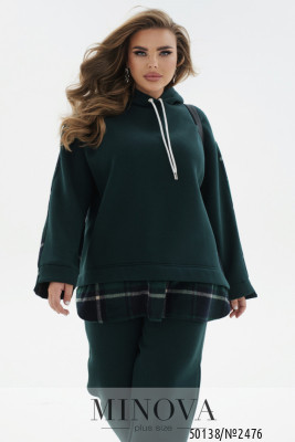 Спортивний костюм №2476-темно-зелений_minova_5