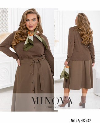 Гольф №2472-шоколадний_minova_7