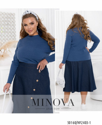 Гольф №2403-1-джинс_minova_7