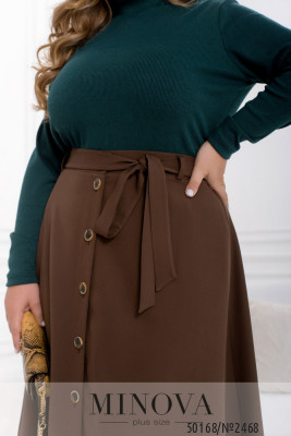 Спідниця №2468-шоколадний_minova_6