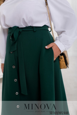 Спідниця №2468-зелений_minova_6