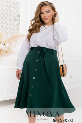 Спідниця №2468-зелений_minova_5