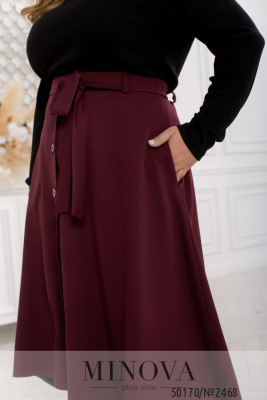 Спідниця №2468-бордо_minova_5