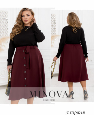 Спідниця №2468-бордо_minova_6
