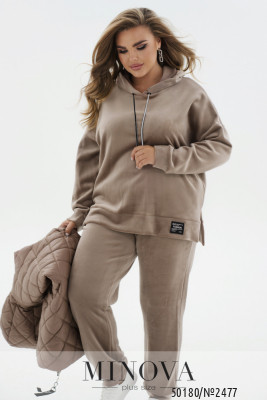 Спортивний костюм 3-ка №2477-бежевий_minova_5