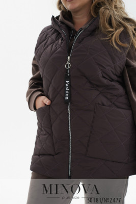 Спортивний костюм 3-ка №2477-шоколадний_minova_6