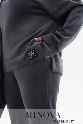 Спортивний костюм 3-ка №2477-графіт_minova_6