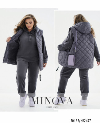 Спортивний костюм 3-ка №2477-графіт_minova_7