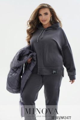Спортивний костюм 3-ка №2477-графіт_minova_5