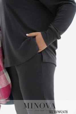 Спортивний костюм 3-ка №2478-графіт_minova_6