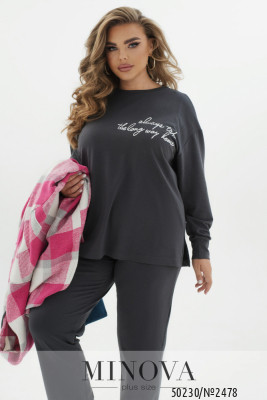 Спортивний костюм 3-ка №2478-графіт_minova_5