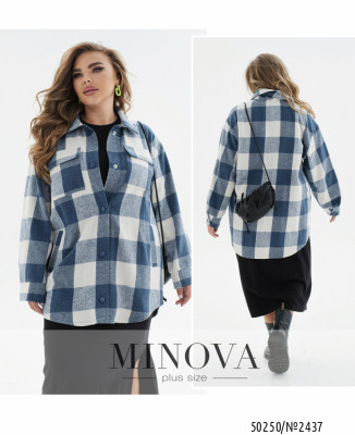 Кардиган-сорочка №2437-темно-синій_minova_7