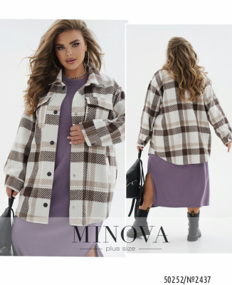 Кардиган-сорочка №2437-шоколадний_minova_7