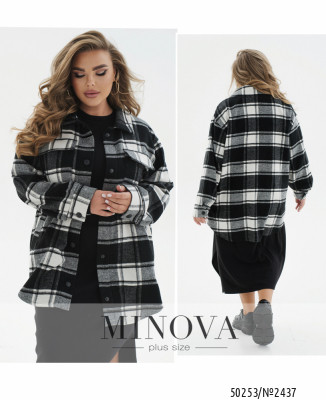 Кардиган-сорочка №2437-чорний_minova_7