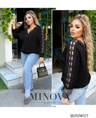 Кофта №377-чорний_minova_6