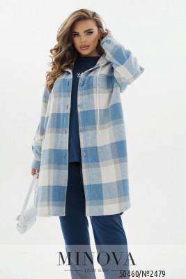 Кардиган №2479-джинс_minova_5