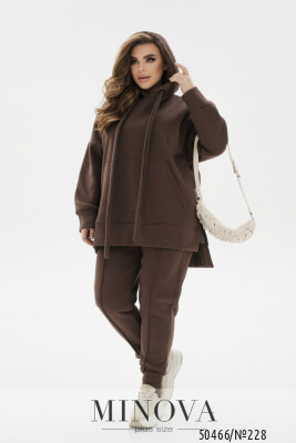 Спортивний костюм №228- шоколадний_minova_5