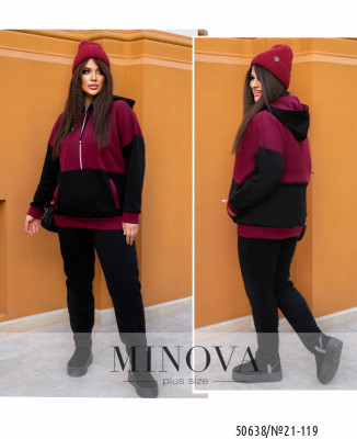 Спортивний костюм №21-119-марсала_minova_7