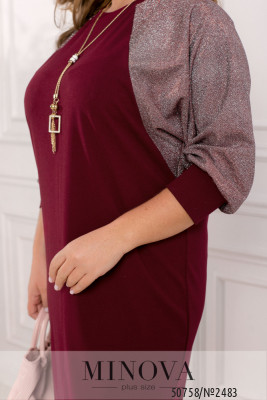 Сукня №2483-бордо_minova_6
