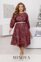 Платье №2485-бордо