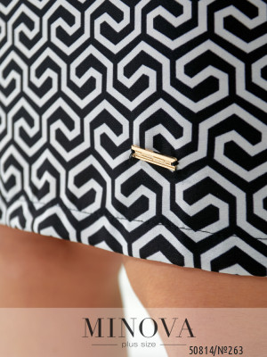 Сукня №263-чорно-білий_minova_6