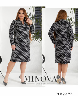 Сукня №262-чорно- сірий_minova_7