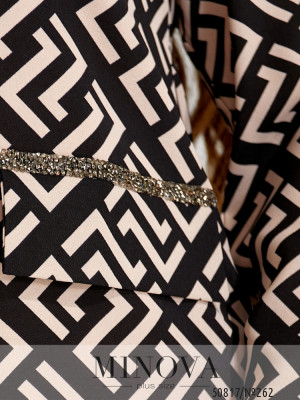 Сукня №262-чорно- бежевий_minova_6