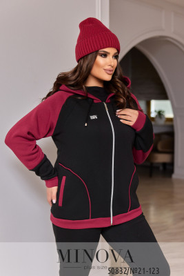 Спортивний костюм №21-123-марсала_minova_5