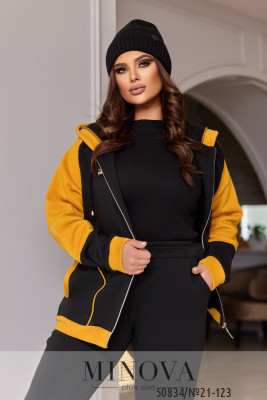 Спортивний костюм №21-123-гірчиця_minova_5