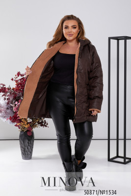 Куртка №1534-шоколад_minova_6