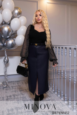 Спідниця №452-синій_minova_5