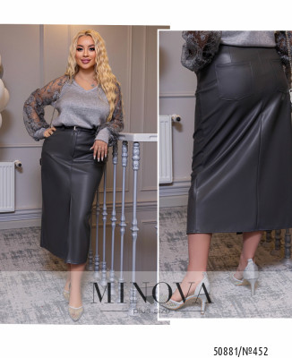 Спідниця №452-сірий_minova_7