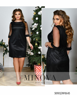 Сукня №8645-чорний галлограма_minova_7