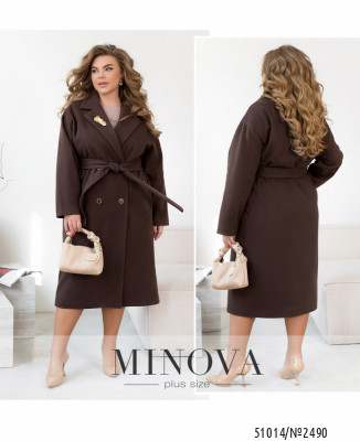 Пальто №2490-шоколадний_minova_7