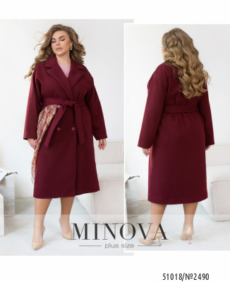 Пальто №2490-бордо_minova_7