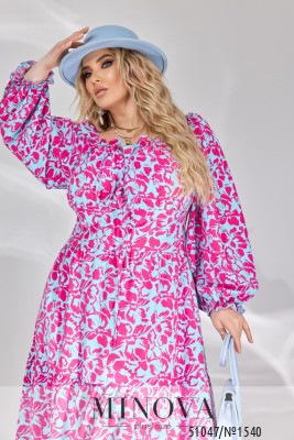 Сукня №1540-малиновий_minova_6