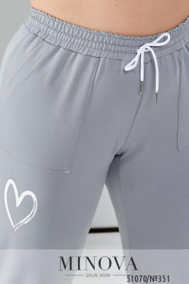 Штани №351-світло сірий_minova_6