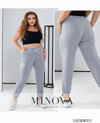 Штани №351-світло сірий_minova_7